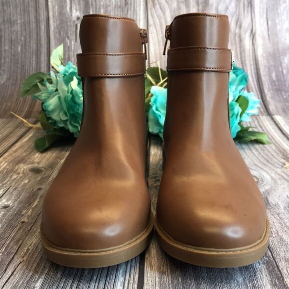 CHARTER CLUB Jenevaa Brown Booties 6.5M - Picture 14 of 14